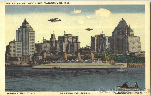Water Front Sky Line Vancouver BC Canada British Columbia