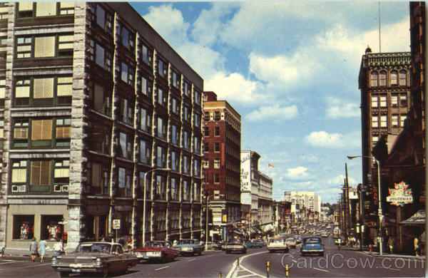 Rideau Street Looking East Ottawa ON Canada Ontario