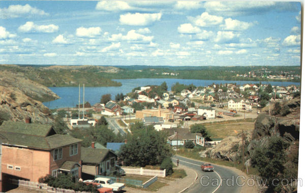 A Picturesque View Towards Ross Lake Subdivision Flin Flon MB Canada