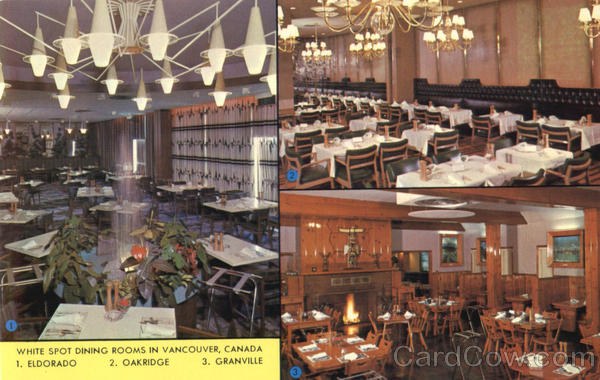 White Spot Dining Rooms In Vancouver BC Canada British Columbia