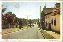 Salida A La Carretera Acapulco Postcard