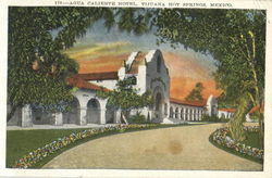 Agua Caliente Hotel Postcard