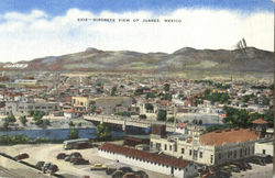 Birdseye View Of Juarez Mexico Postcard 