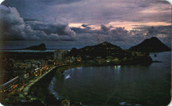 Olas Atlas Beach And Boulevard Postcard