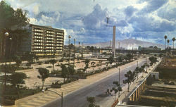 Panoramic Of Parque Juarez Guadalajara, JALISCO Mexico Postcard Postcard