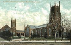 Paul's Cathedral And Cronyn Hall Postcard