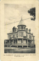 La Pharmaoie Les Bains Postcard