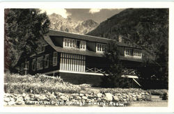 Farrmont Hot Springs Dining Room Postcard