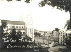 The Park Ste Anne De Beaupre, PQ Canada Quebec Postcard Postcard