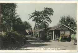 Cottages At Painter's Fishing Lodge Postcard