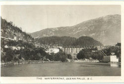 The Waterfront, Ocean Falls Postcard