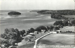 Elmhurst Cottages, Rich Lake Postcard