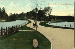 Scene on the Driveway Ottawa, Canada Misc. Canada Postcard Postcard