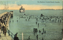 The Bathers Crystal Beach Postcard