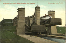 Hydraulic Lift Lock Postcard