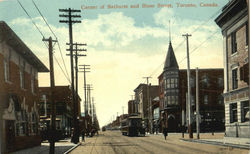 Corner Of Bathurst And Bloor Street Postcard