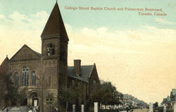 College Street Baptist Church And Palmerston Boulevard Postcard