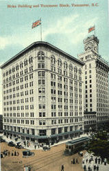 Birks Building And Vancouver Block Postcard
