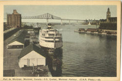 Port De Montreal Postcard