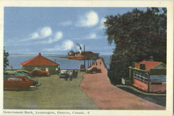 Government Dock Postcard