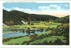 Doyle's Bridge, Margaree River Postcard