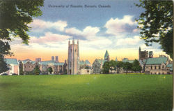 University Of Toronto Ontario Canada Postcard Postcard