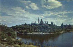 The Canadian Houses Of Parliament From Nepean Point Postcard