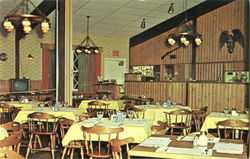 The Beautiful Colonial Dining Lounge Postcard