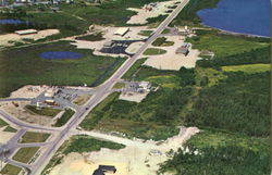 Aerial View Of White River Ontario Canada Postcard Postcard