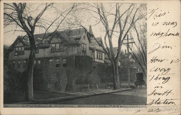 Lawrence School Brookline Massachusetts