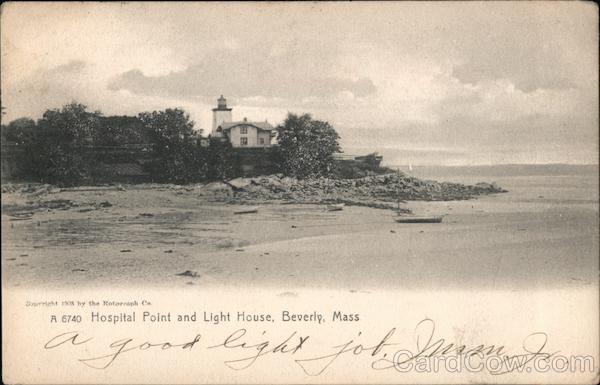 Hospital Point and Light House Beverly Massachusetts