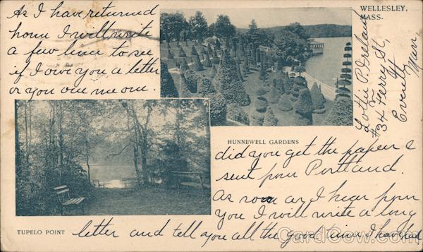 Hunnewell Gardens and Tupelo Poit Wellesley Massachusetts