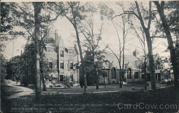 Billings and Music Hall, Wellesley College Massachusetts