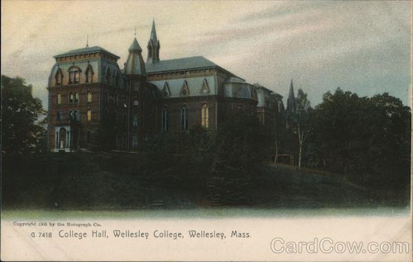 College Hall, Wellesley College Massachusetts