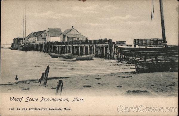 Wharf Scene Provincetown Massachusetts