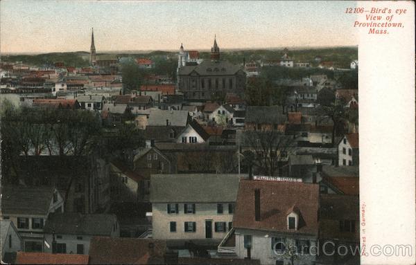 Bird's Eye View of Provincetown, Massachusetts