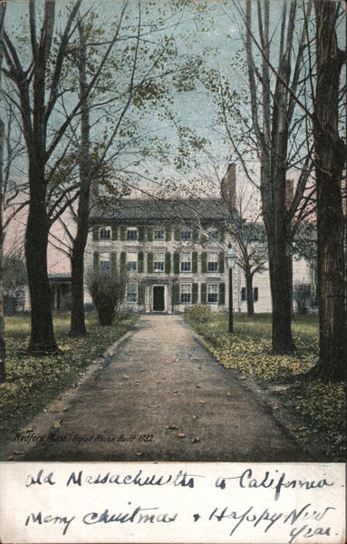 Royall House, Built 1732 Medford Massachusetts