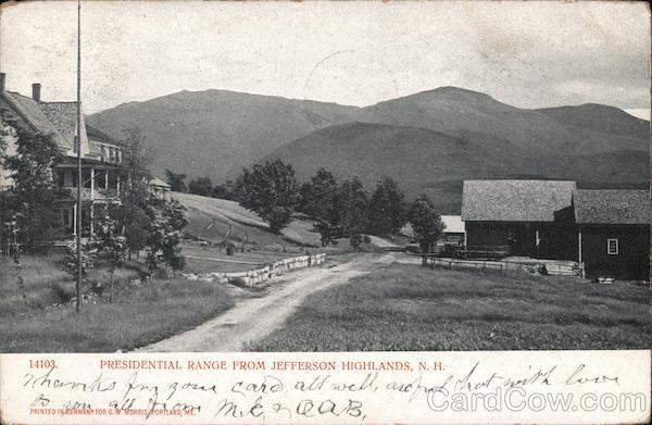 Presidential Range View, Jefferson Highlands New Hampshire