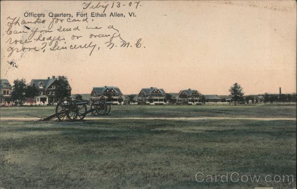 Officers Quarters, Fort Ethan Allen Essex Junction Vermont