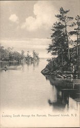 Looking South through the Narrows Thousand Islands, NY Postcard Postcard Postcard