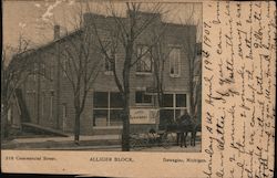 210 Commercial Street - Alliger Block, City Laundry Wagon Postcard