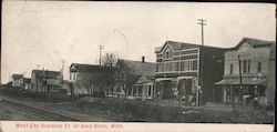 West End Business Street Postcard