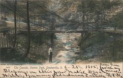 The Cascade, Stanton Park Steubenville, OH Postcard Postcard Postcard