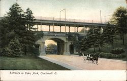 Entrance to Eden Park Postcard