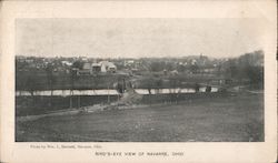 Bird's Eye View of Navarre, Ohio Postcard Postcard Postcard