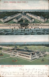 Hotel Breaker and The coliseum Postcard