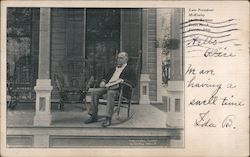 Late President McKinley on the Famous Front Porch Postcard