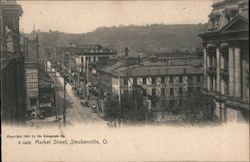 Market Street Steubenville, OH Postcard Postcard Postcard