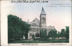 Public Library Postcard