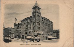 Masonic Temple Postcard